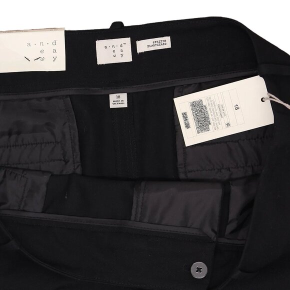 NWT Black Skinny High Rise Ankle Dress Pants - Women's Plus Size 18 - a new day - Picture 4 of 4